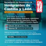 JORNADA DE RECOPILACIÓN DE DOCUMENTOS DE INMIGRANTES DE CASTILLA Y LEÓN