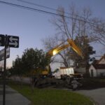 VILLA DIAMANTE: EL MUNICIPIO EJECUTA LA ÚLTIMA CUADRA DE PAVIMENTO SOBRE CALLE CHATRUC MIGUENS