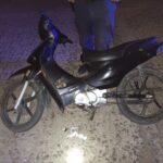 SECUESTRARON EN LA VÍA PÚBLICA UNA MOTOCICLETA CON NUMERACIÓN SUPRIMIDA