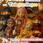 TARDE DE JUEVES Y DE PIJAMADA CON TIRINGUNTINGOS EN LA BIBLIOTECA RIVADAVIA