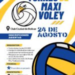 TORNEO DE MAXI VOLEY, ESTE DOMINGO EN EL COMPLEJO “JOSÉ DOMEÑO”