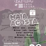 MAIA ACOSTA CUARTETO, EL SÁBADO EN CASA NEGRA, CON TEMAS PROPIOS Y MÚSICOS INVITADOS