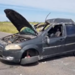 UNA FAMILIA DE 9 DE JULIO VOLCÓ EN RUTA 65: TODOS FUERON ASISTIDOS Y ESTÁN FUERA DE PELIGRO