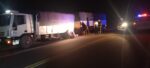 UN ACCIDENTE ENTRE CAMIONES SE PRODUJO ANOCHE EN LA RUTA 65, CERCA DE LA BAJADA A MIRA-MAR