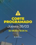 ANUNCIARON UN CORTE DE ENERGÍA PARA ESTE JUEVES EN ZONA PERIURBANA