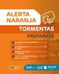 EL MUNICIPIO DIFUNDIÓ UN ALERTA NARANJA POR TORMENTAS