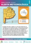 RIGE UN ALERTA AMARILLO POR VIENTOS INTENSOS PARA ESTE DOMINGO EN LA REGIÓN