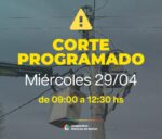 ANUNCIARON UN CORTE DE ENERGÍA PROGRAMADO PARA ESTE MIÉRCOLES EN ZONA PERIURBANA