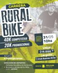 EL DOMINGO 31 DE MAYO VUELVE A BOLÍVAR LA CARRERA RURAL BIKE