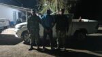 APREHENDIERON A UN HOMBRE TRAS UNA PERSECUCIÓN EN UN CAMINO RURAL