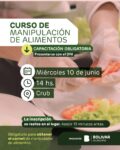 NUEVA CAPACITACIÓN GRATUITA PARA OBTENER EL CARNET DE MANIPULADOR/A DE ALIMENTOS