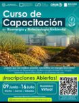 INSCRIPCIONES ABIERTAS: CAPACITACIÓN GRATUITA EN BIOENERGÍA Y BIOTECNOLOGÍA AMBIENTAL