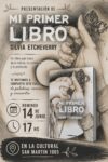 SILVIA ETCHEVERRY PRESENTARÁ “MI PRIMER LIBRO”, EL PRÓXIMO DOMINGO EN “LA CULTURAL”