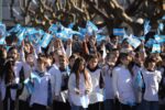 BALI BUCCA LES TOMÓ LA PROMESA DE LEALTAD A LA BANDERA A MÁS DE 500 ESTUDIANTES DEL PARTIDO DE BOLÍVAR