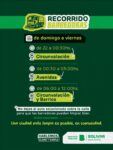 SOLICITAN COLABORACIÓN PARA OPTIMIZAR EL RECORRIDO DE LAS BARREDORAS: CÓMO ES EL CRONOGRAMA