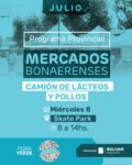 MERCADOS BONAERENSES REGRESA A BOLÍVAR CON EL CAMIÓN DE LÁCTEOS Y POLLOS
