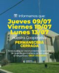 COMUNICADO DE LA COOPERATIVA ELÉCTRICA DE BOLÍVAR