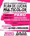 “TRIBUNA DOCENTE” CONVOCÓ PARA MARTES Y MIÉRCOLES A UN PLAN DE LUCHA EN RECHAZO AL ACUERDO SALARIAL