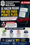 LA POLICÍA ADVIERTE SOBRE UNA ESTAFA EN LA QUE DELINCUENTES REALIZAN SUPLANTACIÓN DE IDENTIDAD