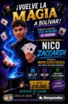 NICO ZACCARDI REGRESA A BOLÍVAR CON DOS FUNCIONES DE SU NUEVO ESPECTÁCULO DE MAGIA