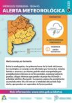 ELEVARON A NARANJA EL ALERTA POR TORMENTAS PARA LA MAÑANA DEL JUEVES