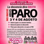 EL REGRESO A CLASES ESTARÁ MARCADO POR UN PARO DOCENTE Y ALGUNOS ALUMNOS RETOMARÁN RECIÉN EL MIÉRCOLES
