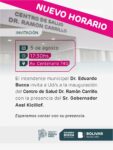 SE RETRASÓ LA INAUGURACIÓN DEL CENTRO DE SALUD “DR. RAMÓN CARRILLO”