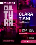 “CLARA TIANI EN BANDA” SE PRESENTA ESTE JUEVES EN “PATIOS DE CULTURA”