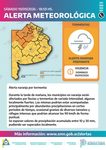 EL ALERTA POR TORMENTAS PASÓ A NARANJA PARA ESTE DOMINGO EN BOLÍVAR