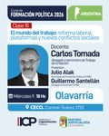 JULIO ALAK Y CARLOS TOMADA LLEVARÁN ADELANTE UNA JORNADA DE FORMACIÓN POLÍTICA EN OLAVARRÍA